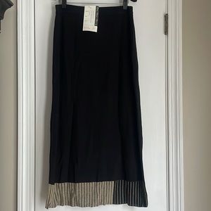 NWT Roni Bis Black Knit Maxi Skirt M
